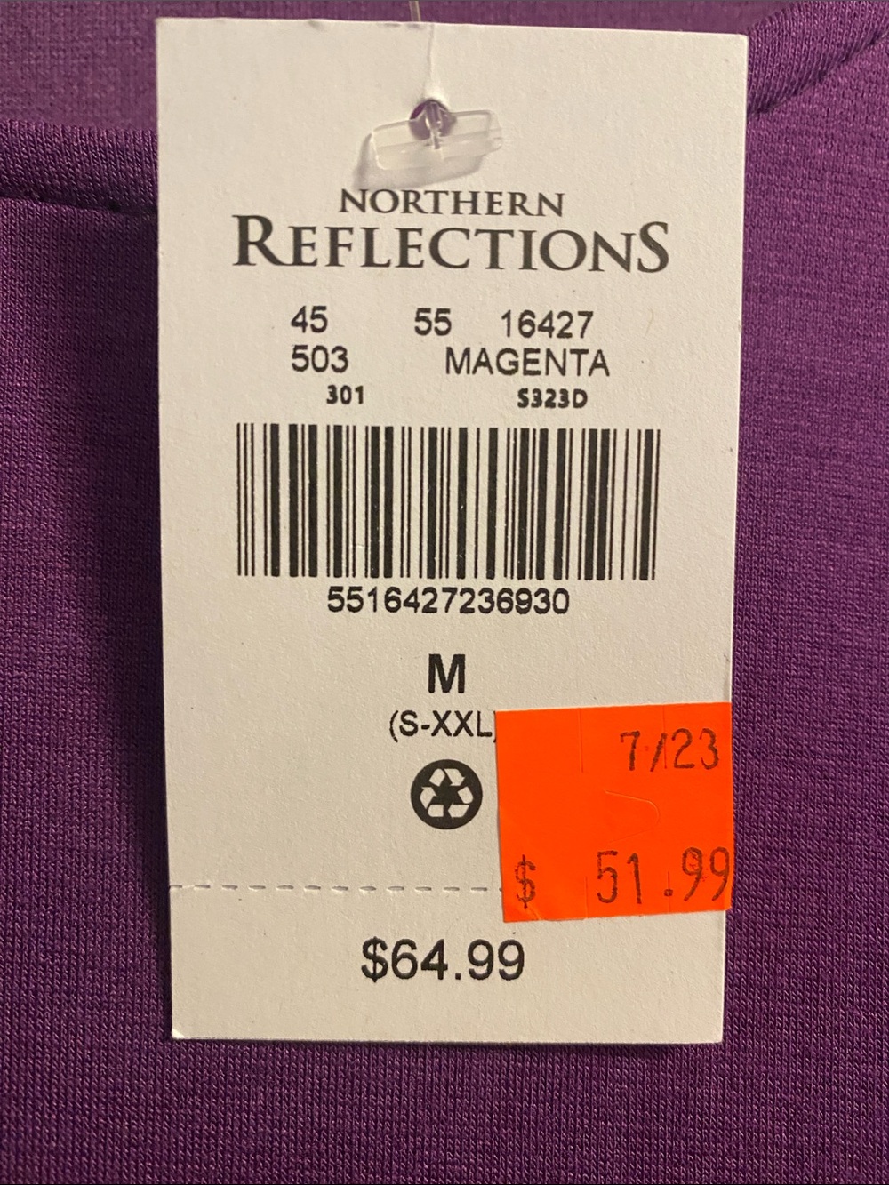 Northern Reflections Purple Scoop-Neck Midi Dress NWT M - Picture 4 of 13